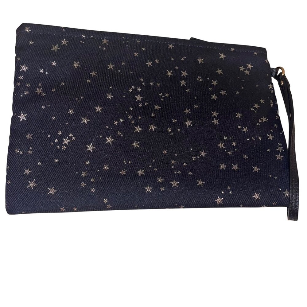 Kate Spade Womens Clutch Wristlet Bag Blue Starry Night Casual - Picture 7 of 9